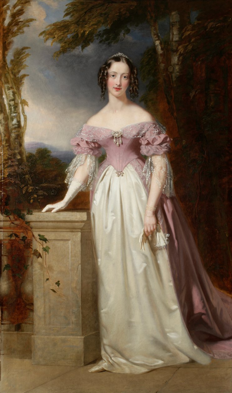 Portrait of Blanche Georgiana Howard, Countess of Burlington بواسطة جون لوكاس