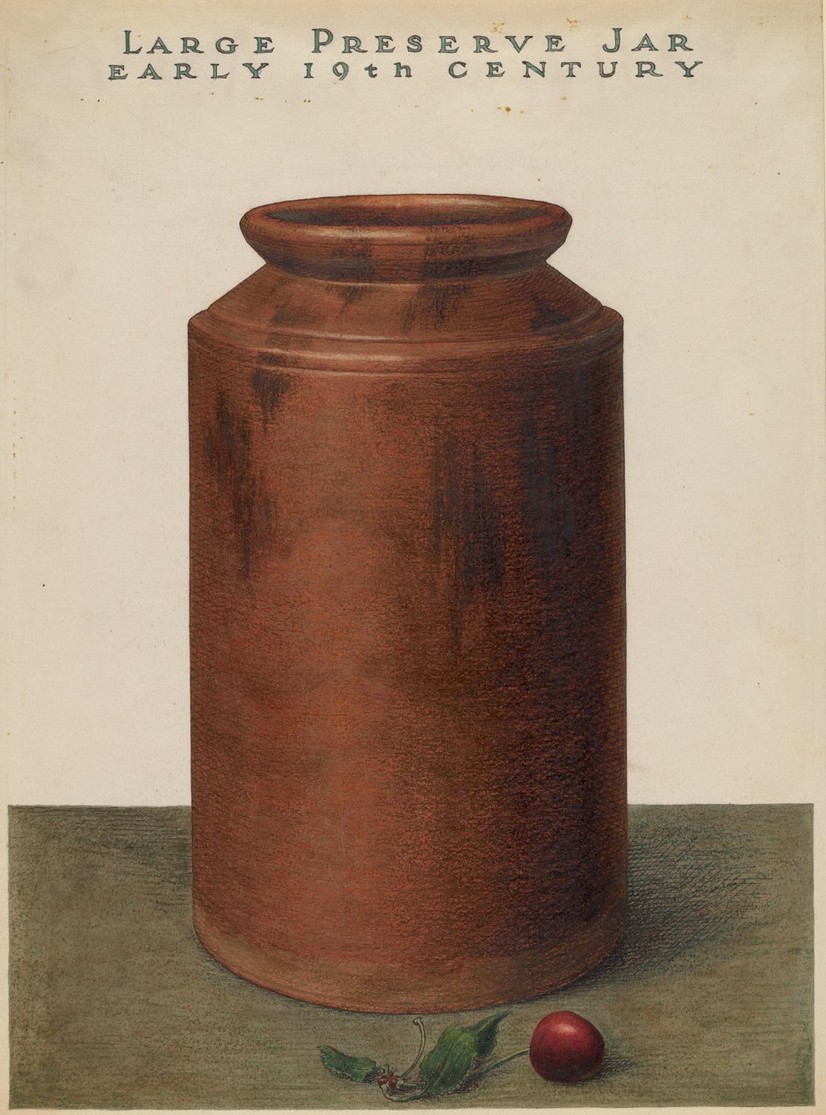 جرة الحفاظ ، ج. 1936. بواسطة جون ماتوليس