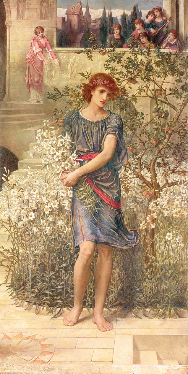 نزل حبيبي إلى حديقته من أغنية الأغاني بواسطة جون Melhuish Strudwick