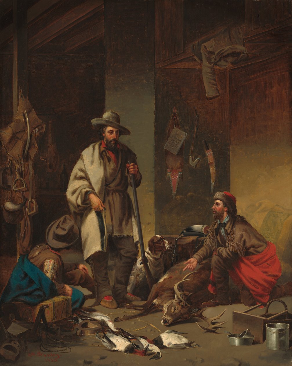 كابينة الصياد ، 1858. بواسطة جون ميكس ستانلي