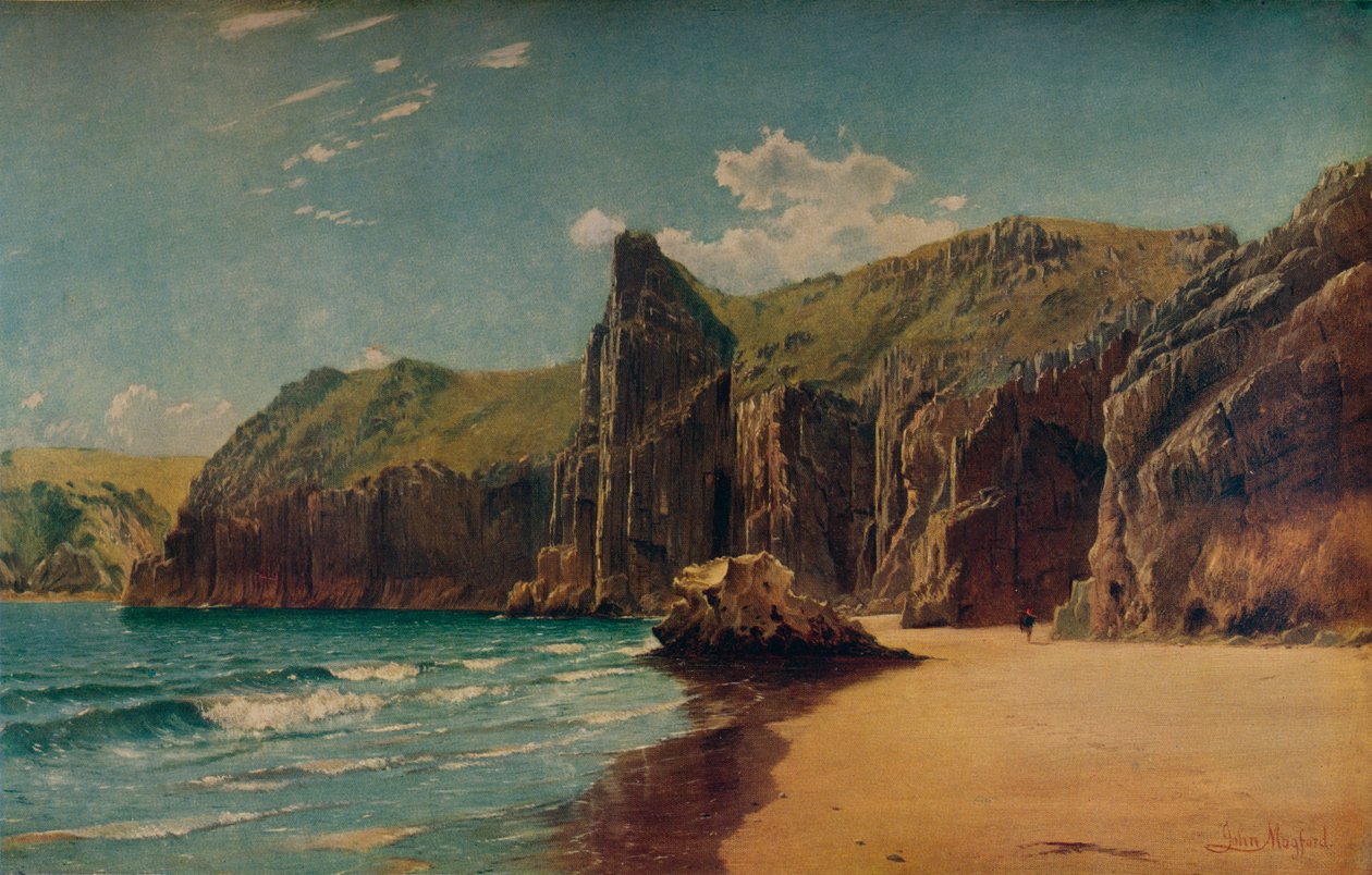 المنحدرات في بارلو ، c1877. بواسطة جون موجفورد