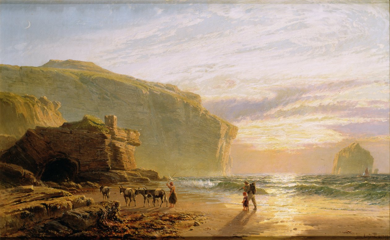 قبالة ساحل الكورنيش ، أو Trebariwith Strand بواسطة جون موجفورد