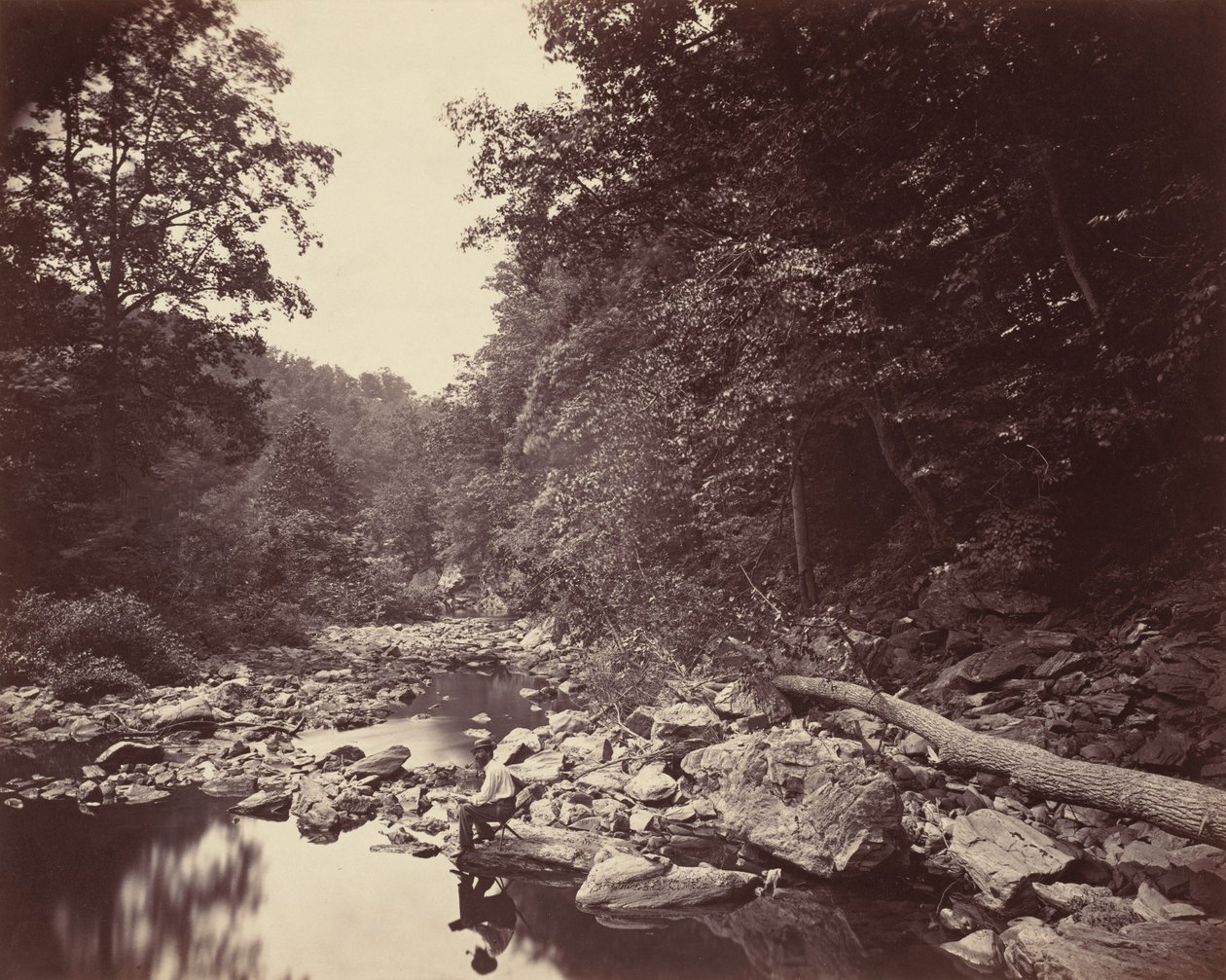 Wissahickon Creek بالقرب من فيلادلفيا بواسطة جون موران