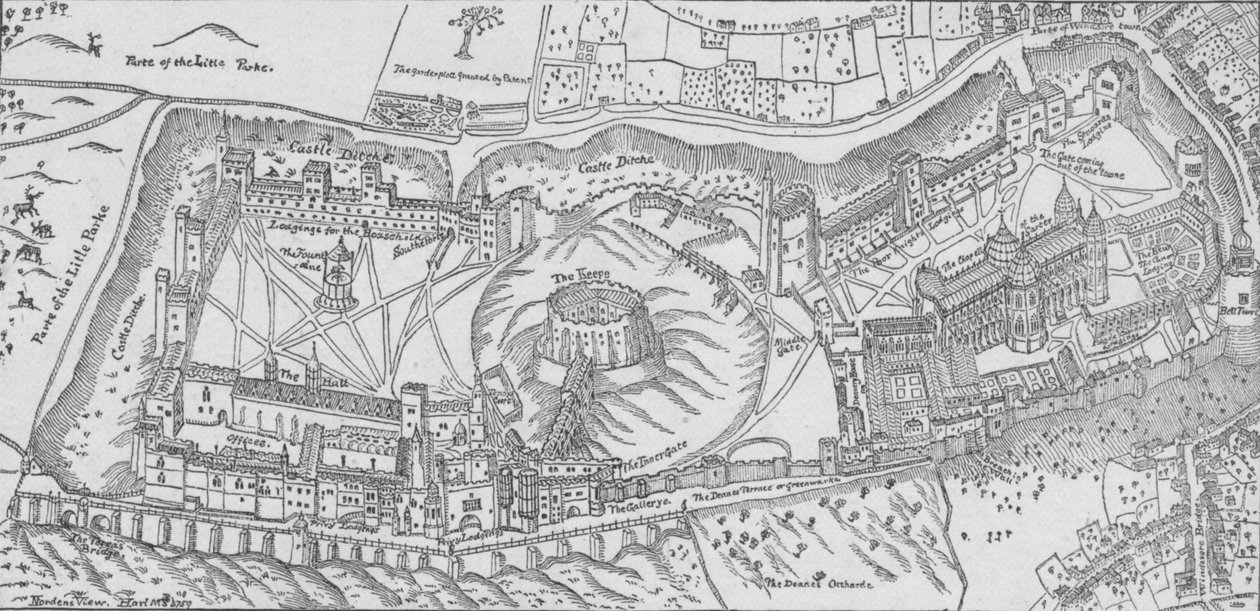 منظر نوردنز لقلعة وندسور ، 1607. 1895 بواسطة جون نورث