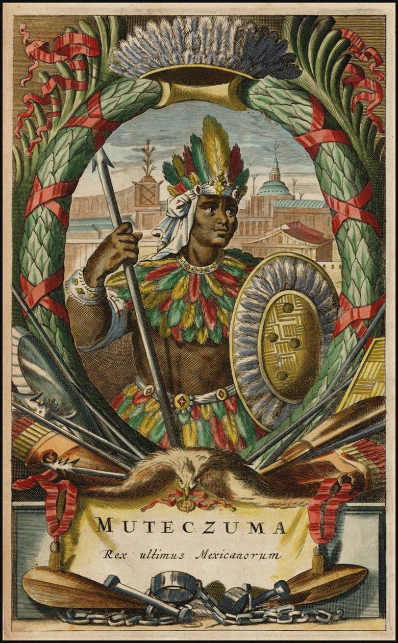 موتيكزوما كينغ آخر مكسيكيين ، 1671 بواسطة جون أوجيلبي