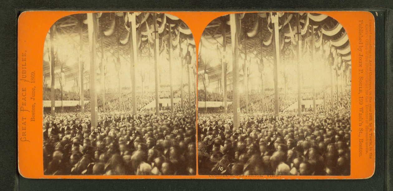 يوبيل السلام العالمي ، أو مدرج بوسطن ، 1872 بواسطة جون ب. سول