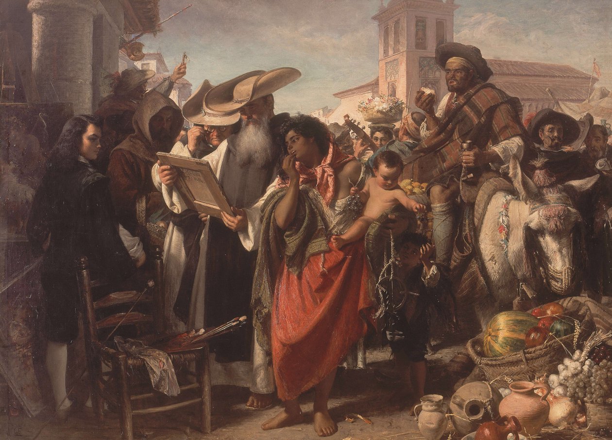 الوظيفة المبكرة لموريلو ، 1865. بواسطة جون فيليب