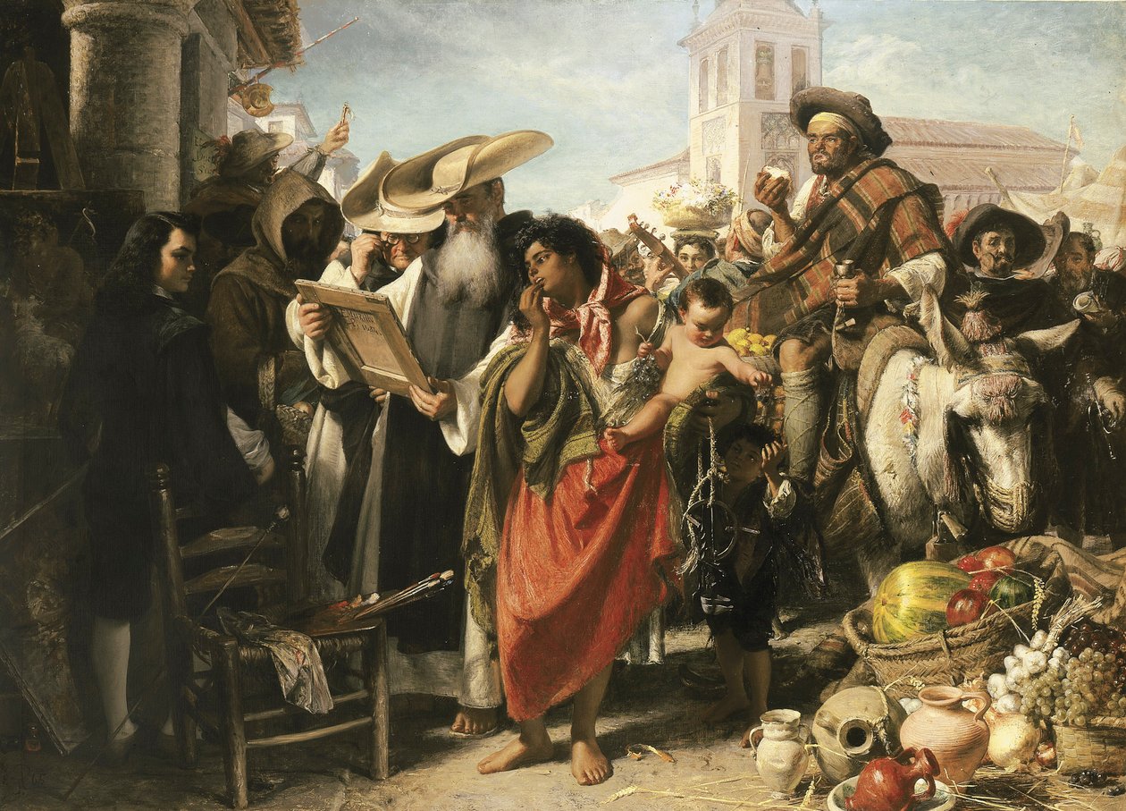 الوظيفة المبكرة لموريلو ، 1865 بواسطة جون فيليب
