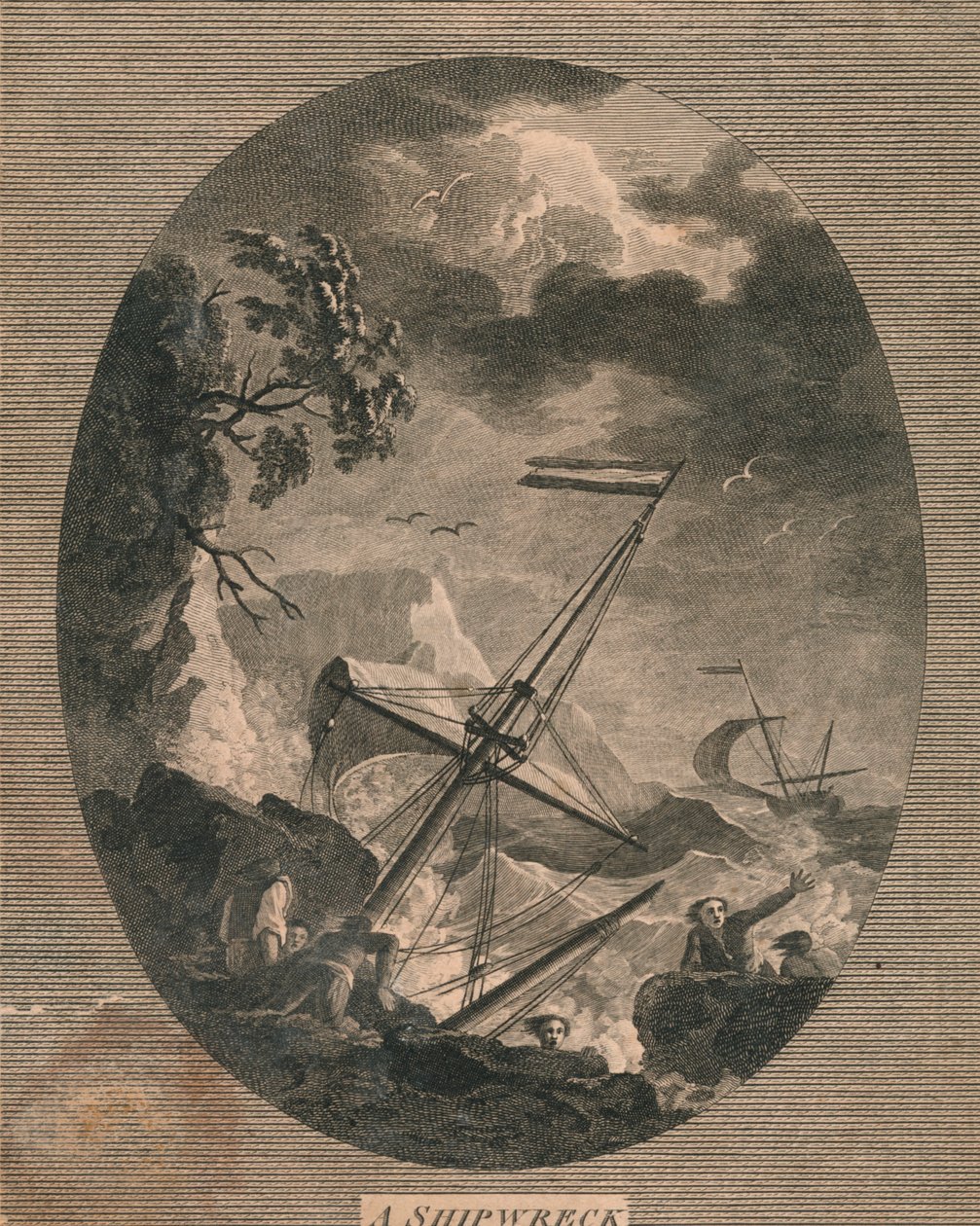حطام السفينة 1773. بواسطة جون باي