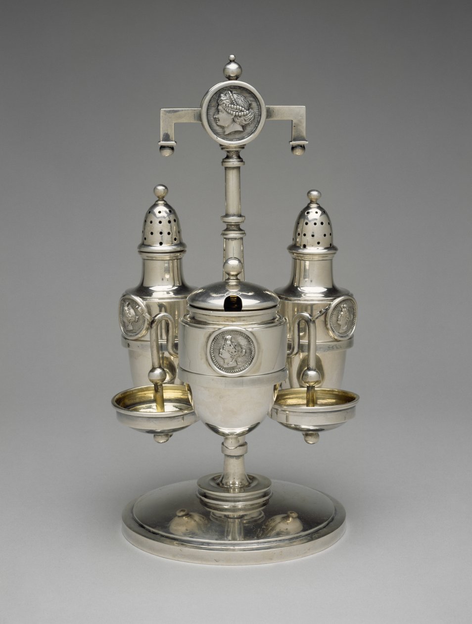 مجموعة الكاستر ، ج. 1862-1871 (فضة مطلية بالفضة) بواسطة جون ر. (Attr.to) Wendt