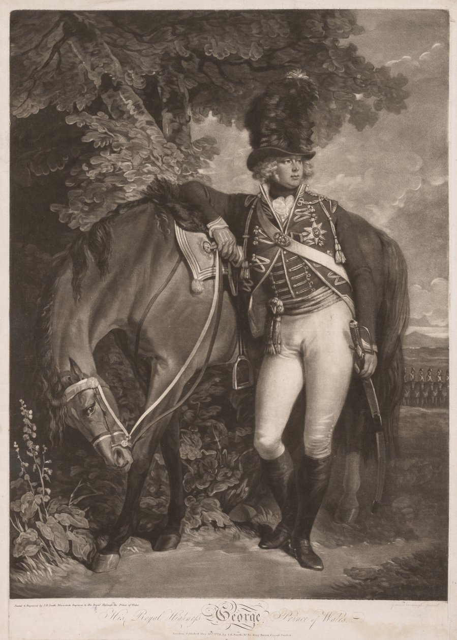 جورج أمير ويلز 1792. بواسطة جون رافائيل سميث