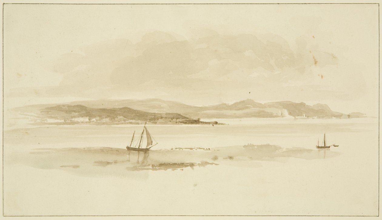 View of the Severn from the Old Passage بواسطة جون القس إيدن
