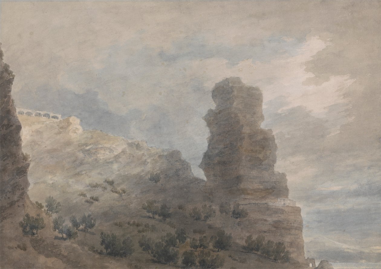 منظر من النزل في Terracina بواسطة جون روبرت Cozens