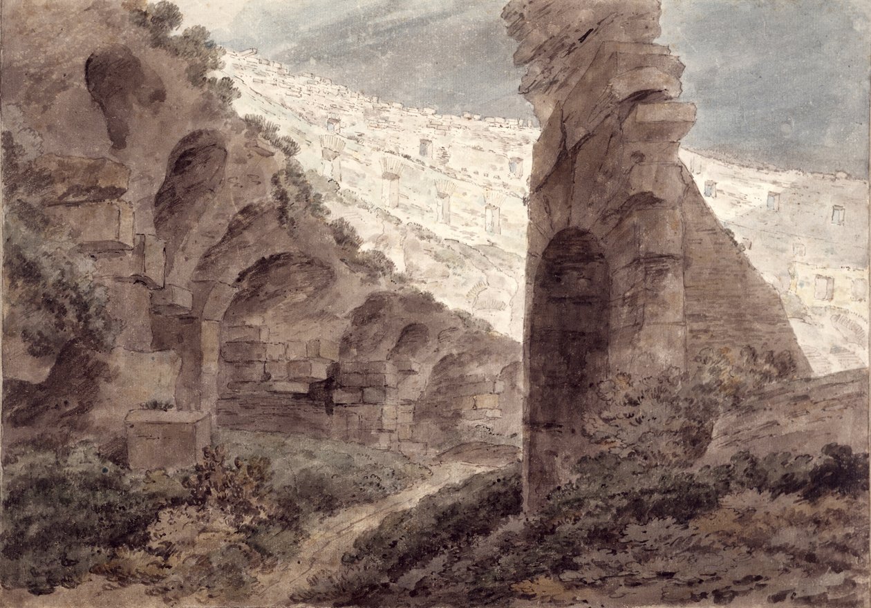 داخل الكولوسيوم 1778 بواسطة جون روبرت Cozens