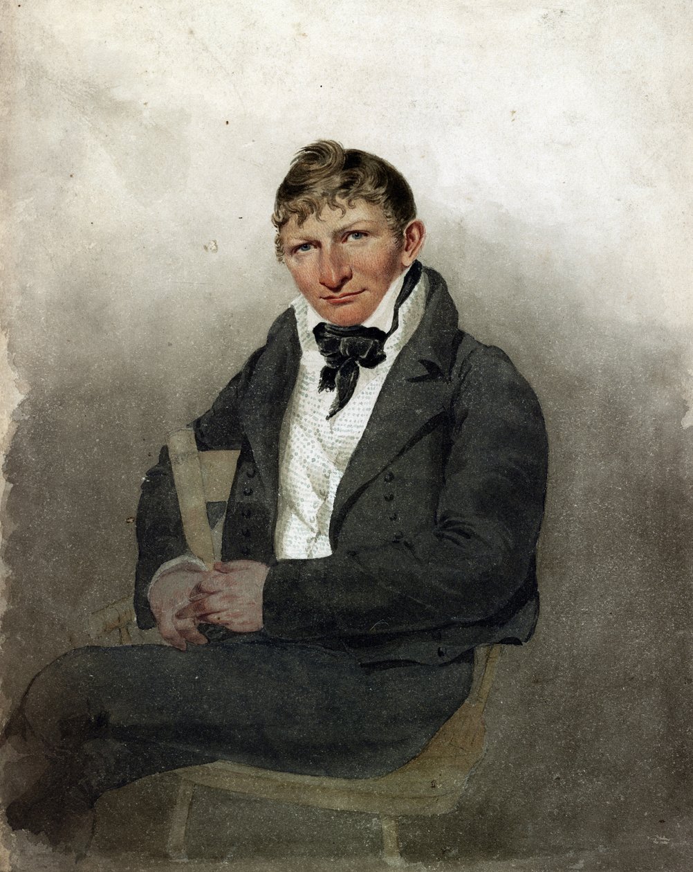 John Rubens Smith, self portrait بواسطة جون روبنز سميث