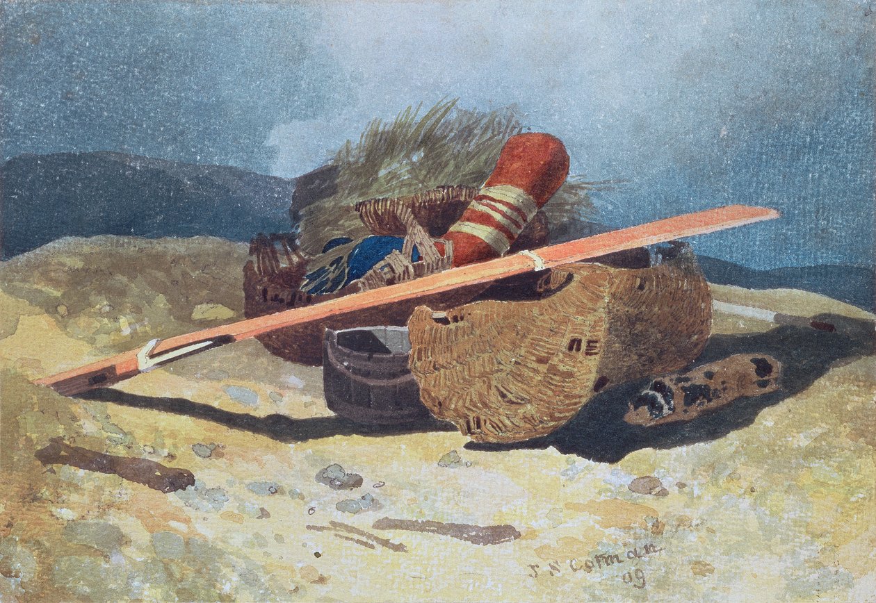 Fish Swills and Rudder ، 1809 (قلم رصاص ، مرحاض على ورق) بواسطة جون سيل كوتمان