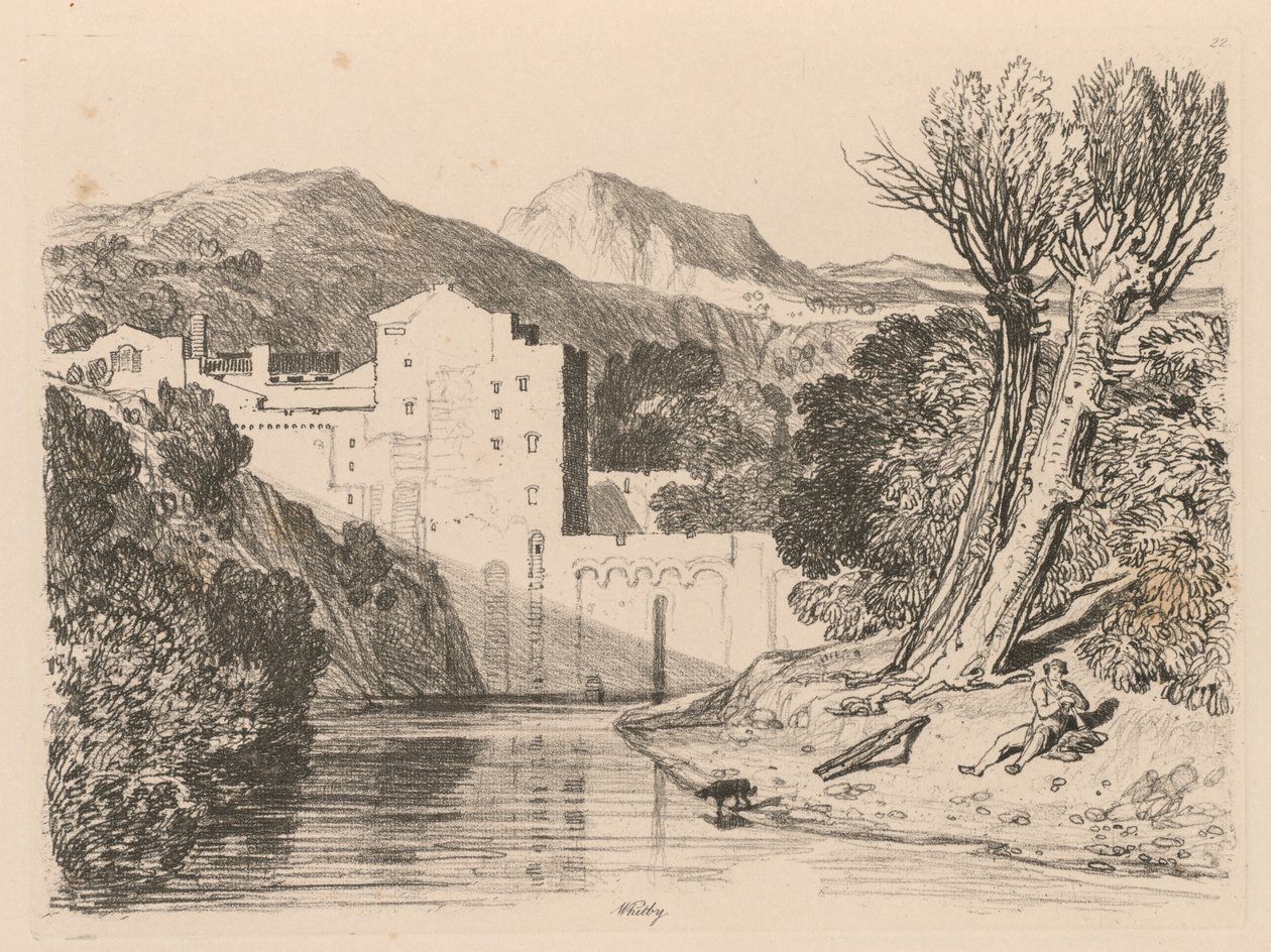 الدراسات مجانية اللوحة 22 ، ويتبي ، 1838. بواسطة جون سيل كوتمان