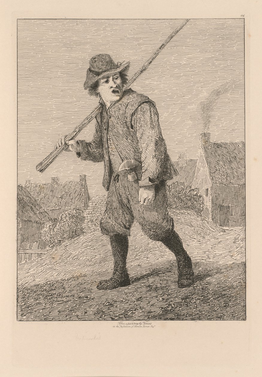 دراسات مجانية لوحة تخطيطية 46 بعد Teniers ، 1838. بواسطة جون سيل كوتمان