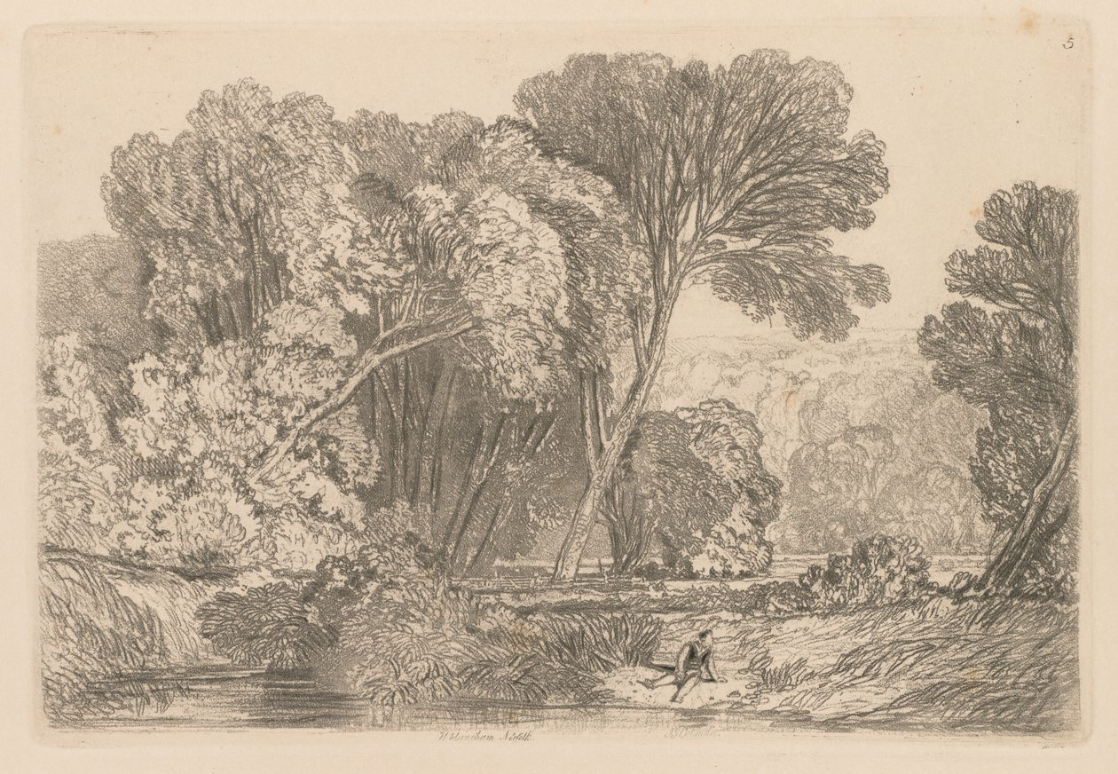 الدراسات مجانية اللوحة 5 ، Walsingham ، Norfolk ، 1838. بواسطة جون سيل كوتمان