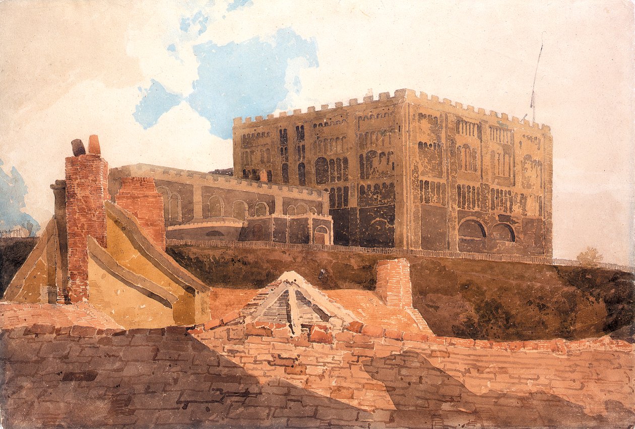 قلعة نورويتش ، c.1808-9 (مرحاض على ورق) بواسطة جون سيل كوتمان