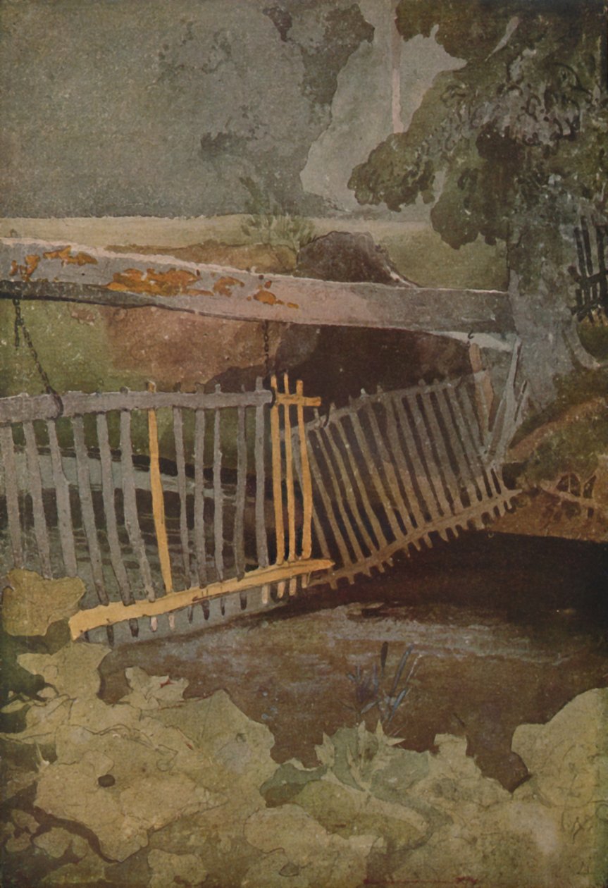 The Drop Gate ، Duncombe Park ، 1923 بواسطة جون سيل كوتمان