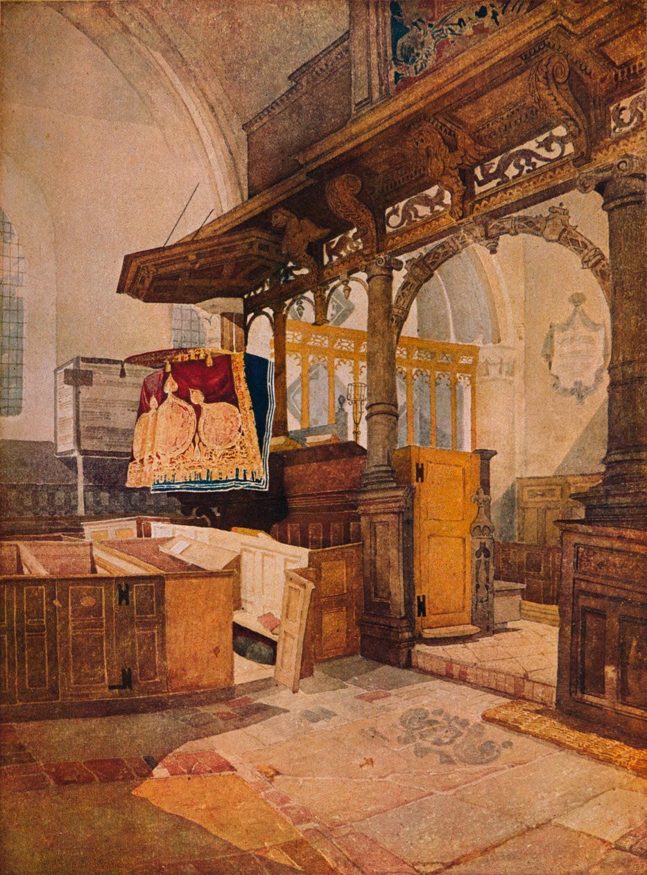 كنيسة ترينتهام ، c1810 بواسطة جون سيل كوتمان