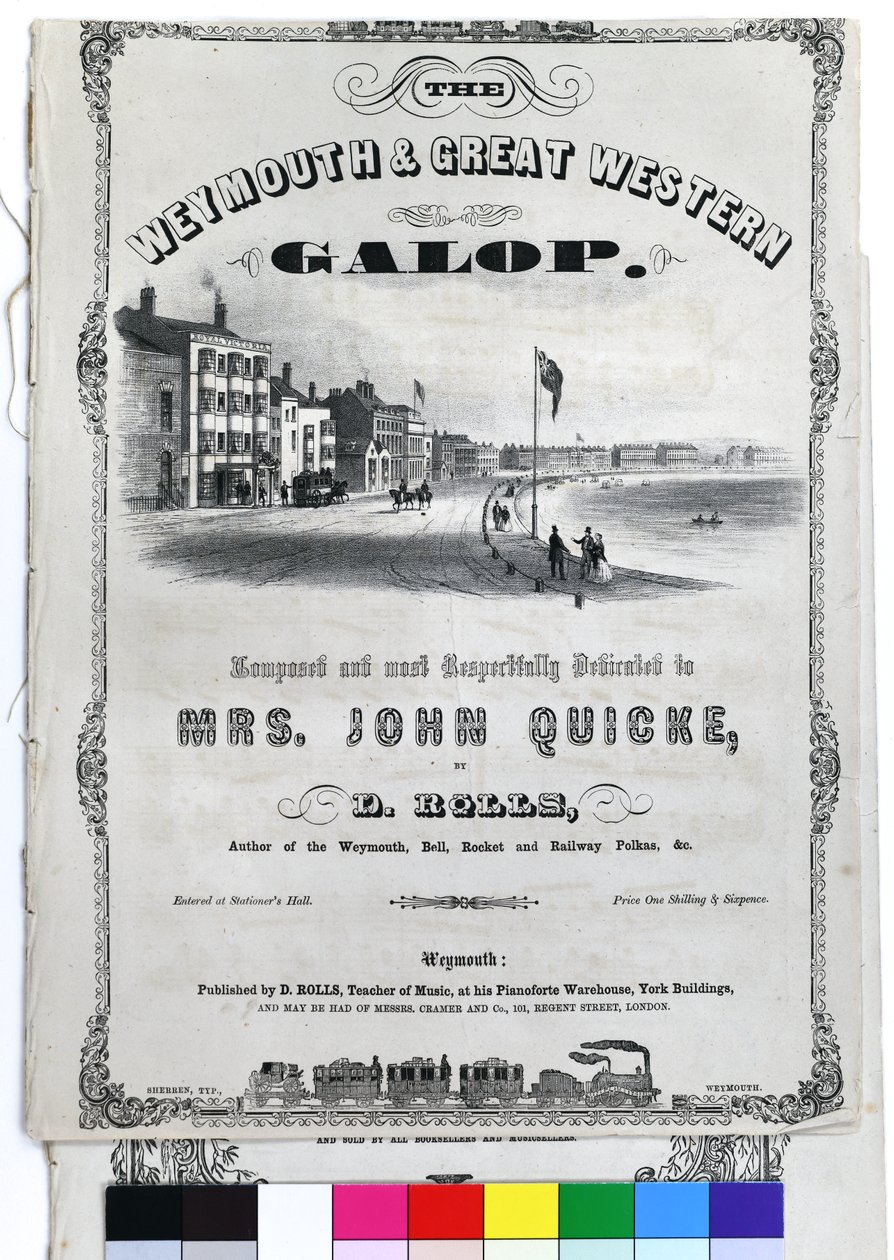 وايماوث وغريت ويسترن غالوب، حوالي عام 1870 (طباعة حجرية على ورق) بواسطة جون شيرين