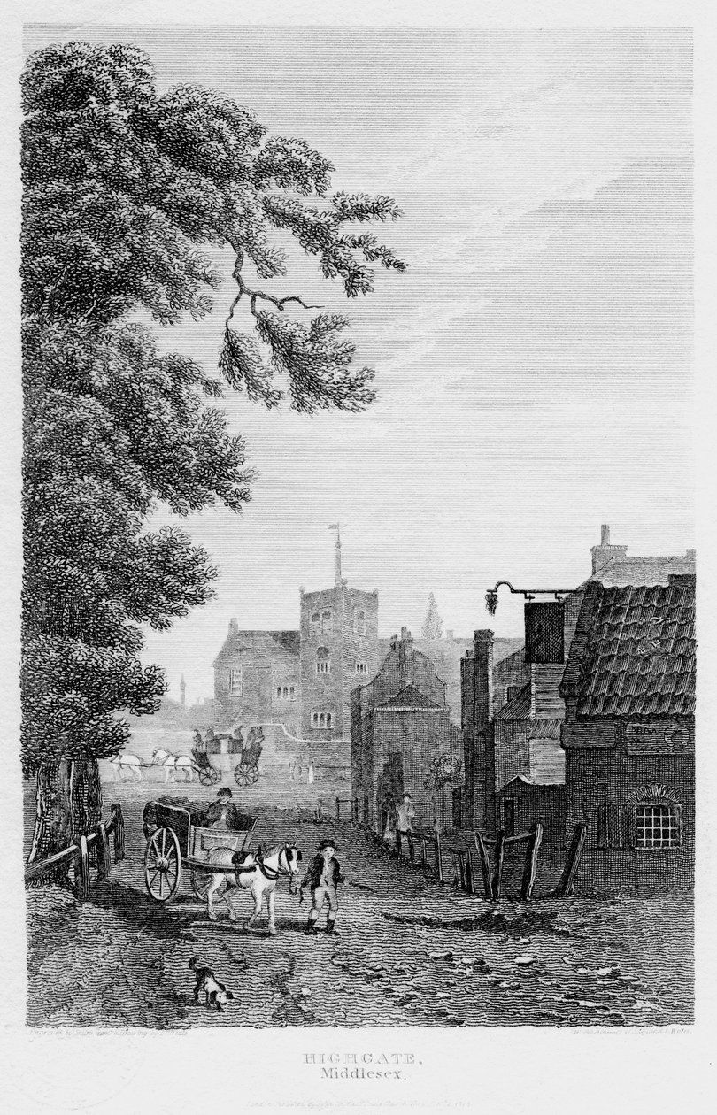 هاي جيت ، لندن ، 1814. بواسطة جون شوري