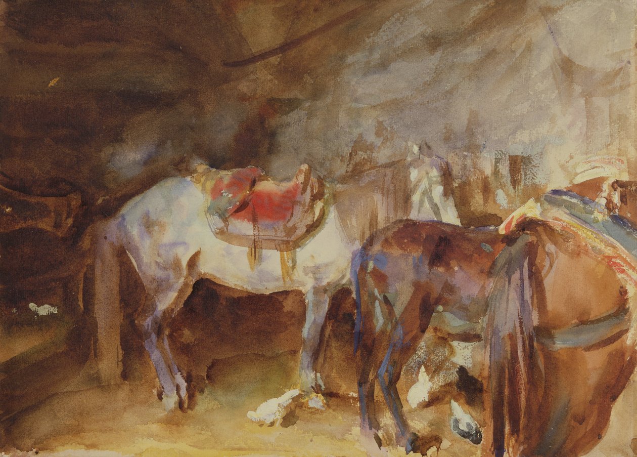 المستقر العربي ، c.1905-06 (مرحاض على ورق) بواسطة جون سينغر سارجنت