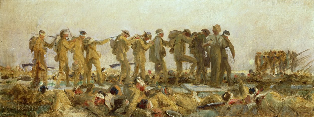 غاز ، دراسة نفطية ، 1918-1919 بواسطة جون سينغر سارجنت