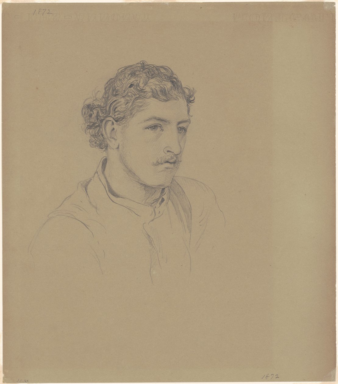 رجل ذو شعر مجعد ، 1872. بواسطة جون سينغر سارجنت