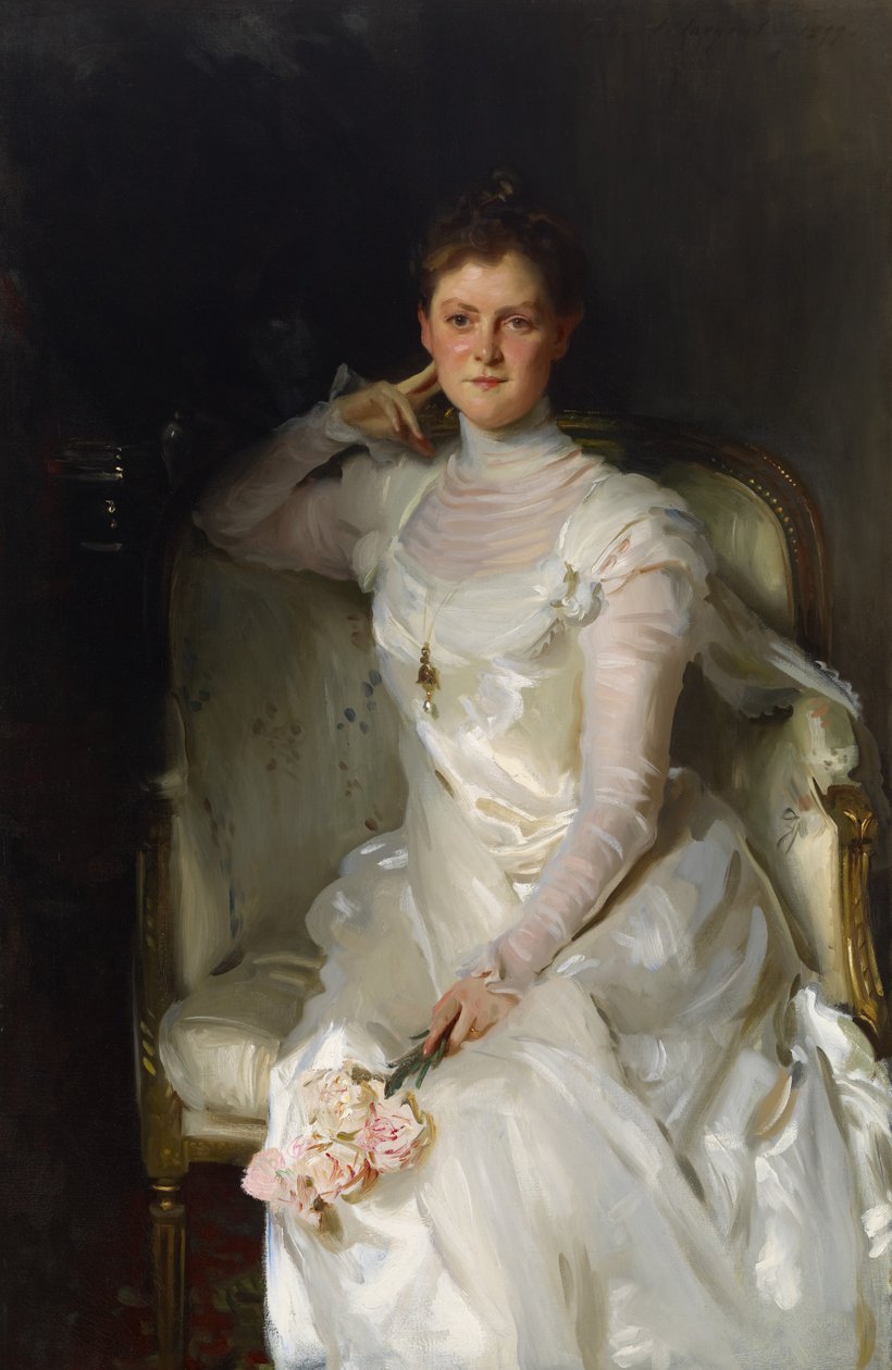 السيدة جوشوا مونتغمري سيرز (1858-1935) 1899 (زيت على قماش) بواسطة جون سينغر سارجنت