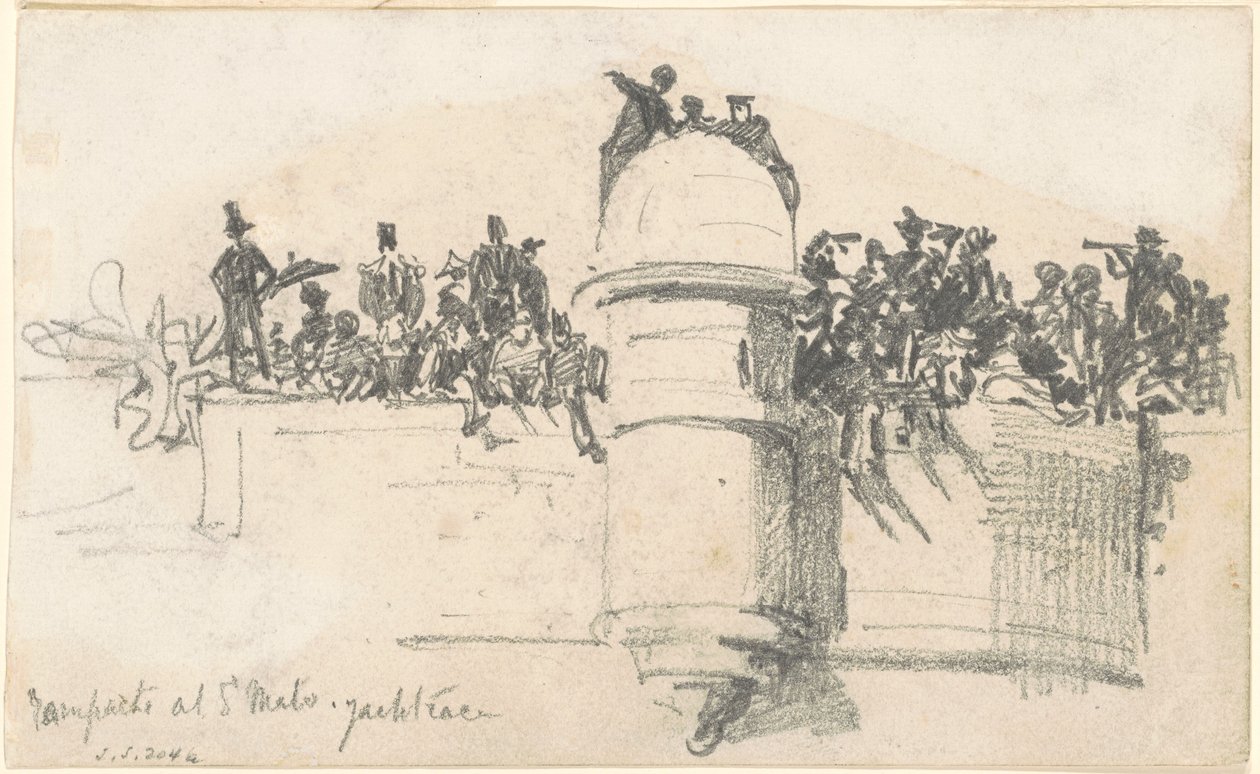 أسوار في سباق سانت مالويخوت ، 1875. بواسطة جون سينغر سارجنت
