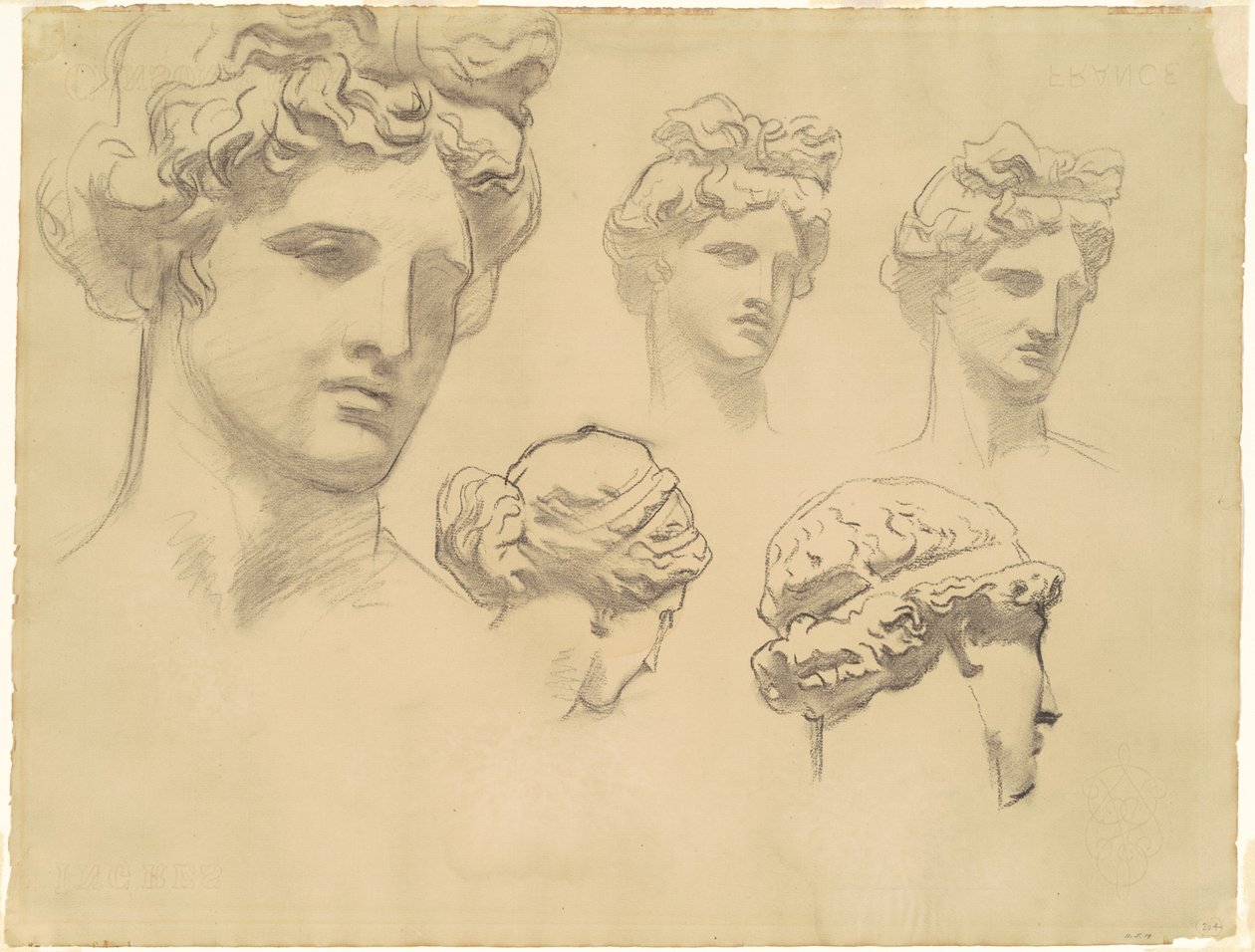 دراسات لـ Apollo and the Muses ، ج. 1921. بواسطة جون سينغر سارجنت