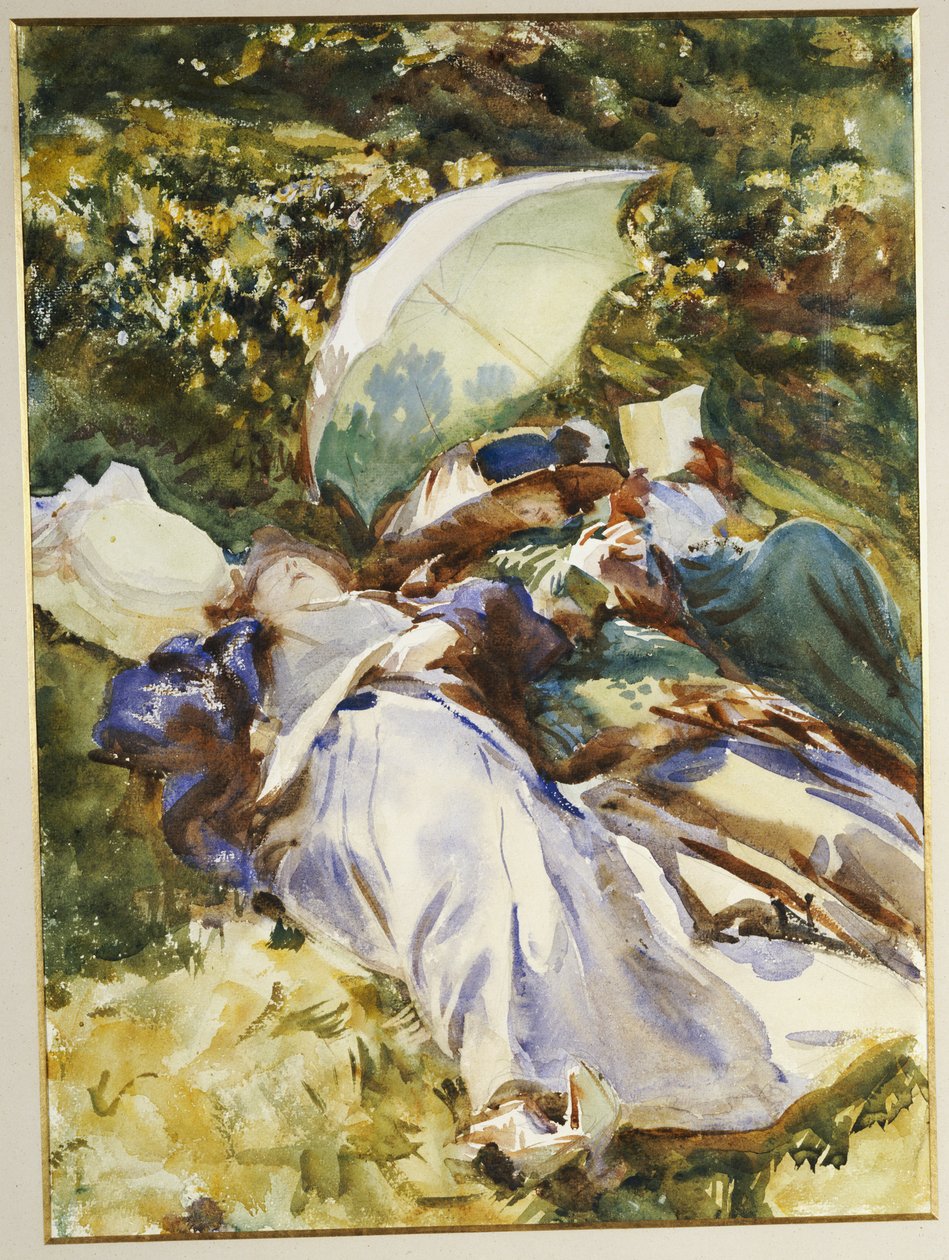 المظلة الخضراء ، ج .1910 بواسطة جون سينغر سارجنت