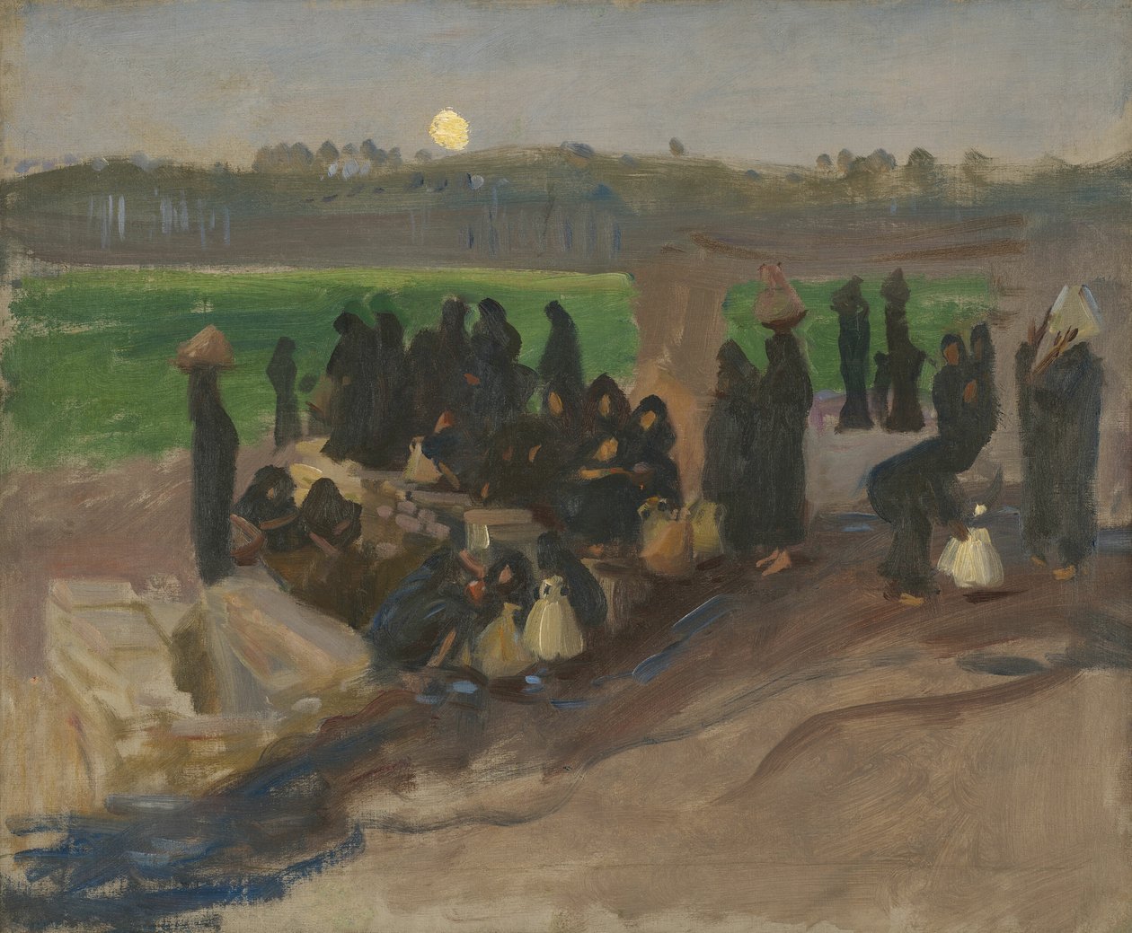 ناقلات المياه على نهر النيل ، 1891. بواسطة جون سينغر سارجنت