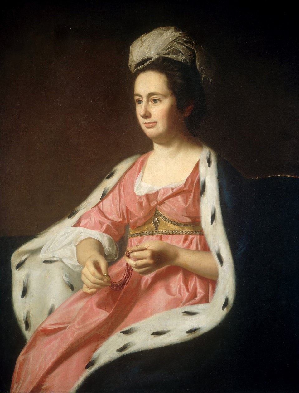 أبيجيل سميث بابكوك السيدة آدم بابكوك ، ح. 1774. بواسطة جون سينجلتون كوبلي