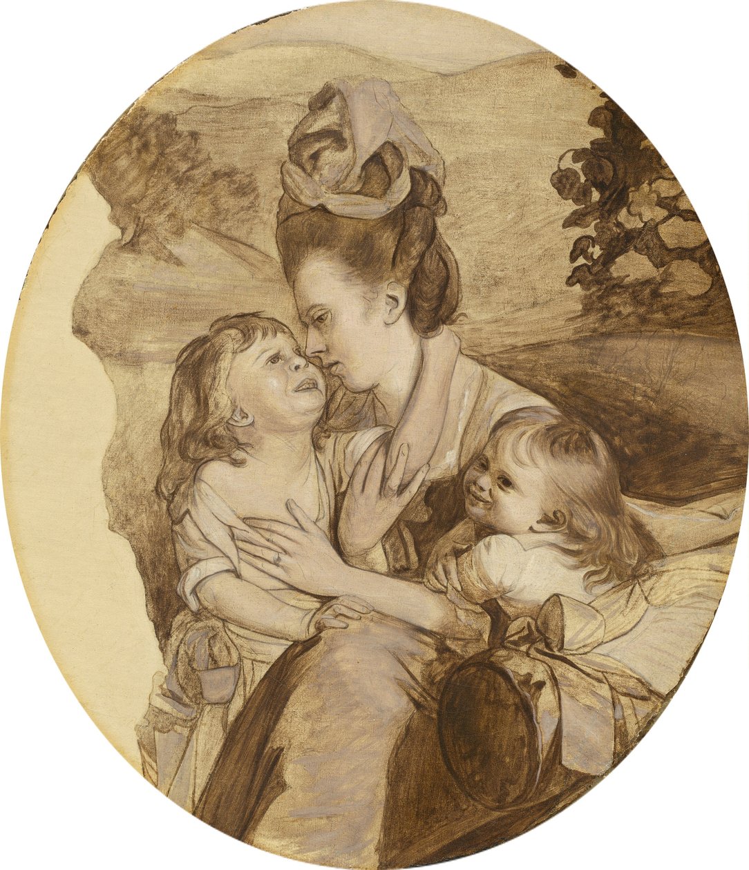 رسم تخطيطي لعائلة كوبلي ، 1776. بواسطة جون سينجلتون كوبلي