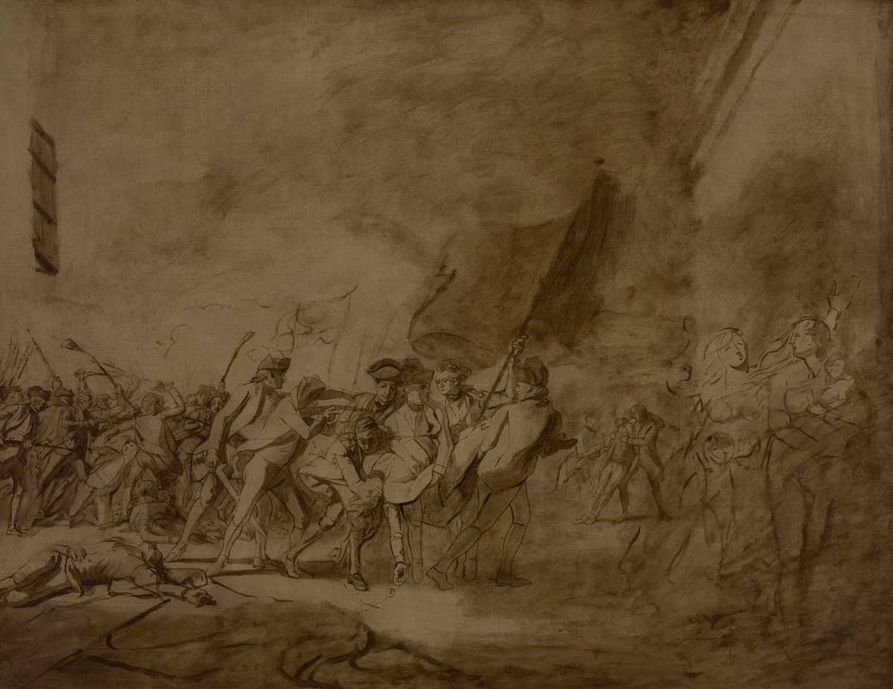 وفاة الرائد بيرسون (1757-1781) بواسطة جون سينجلتون كوبلي