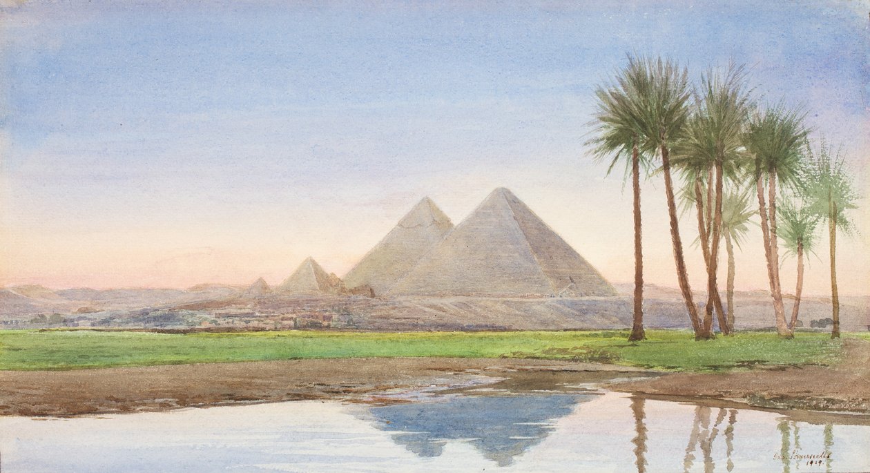 أهرامات الجيزة (الدراسة الثانية) ، 1907-10 بواسطة جون سومرسكاليس