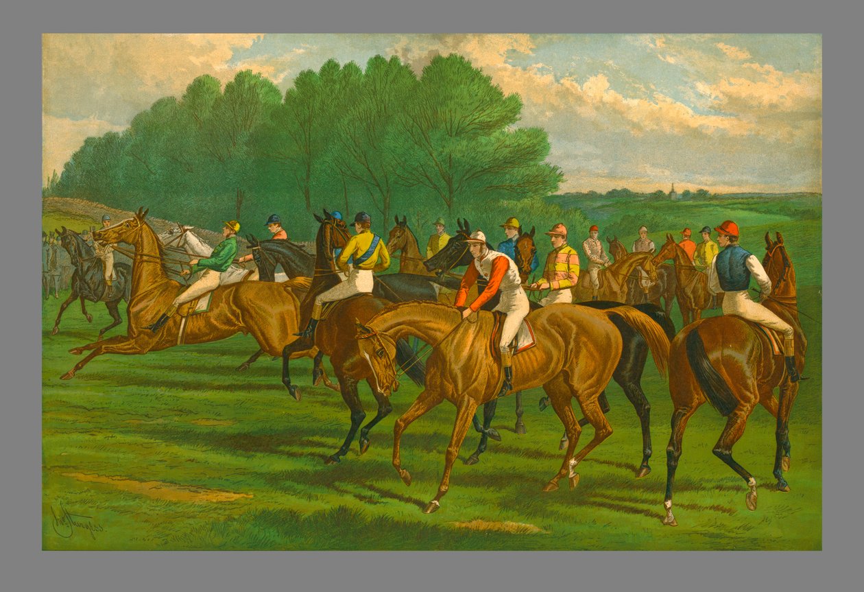 بداية خاطئة - ديربي ، 1883. بواسطة جون ستورجس