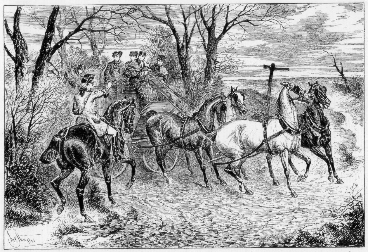 فارس الطريق ، 1881. بواسطة جون ستورجس