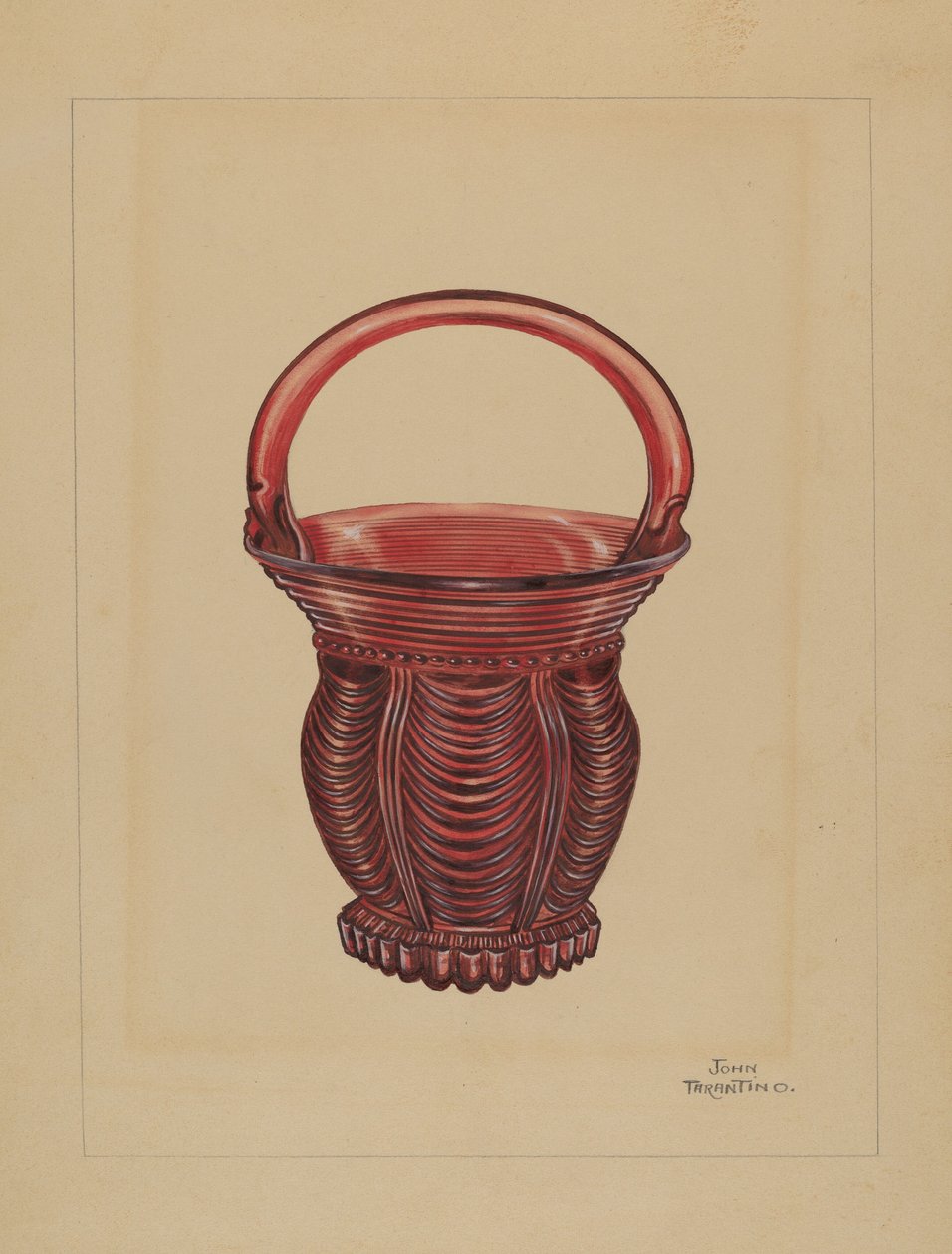 سلة الزينة الصغيرة ، c. 1936. بواسطة جون تارانتينو