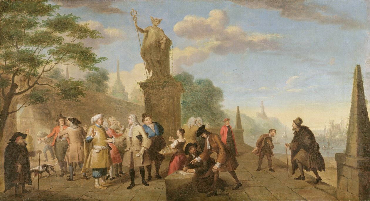 رمزية التجارة ، 1743 بواسطة جون ثيودور هاينز