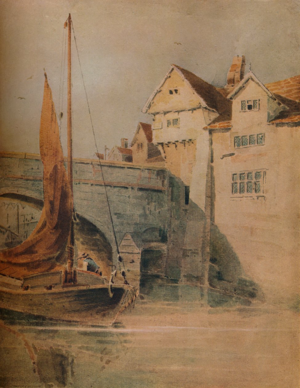 جسر Fye ، نورويتش ، c1835 ، 1938 بواسطة جون ثيرتل