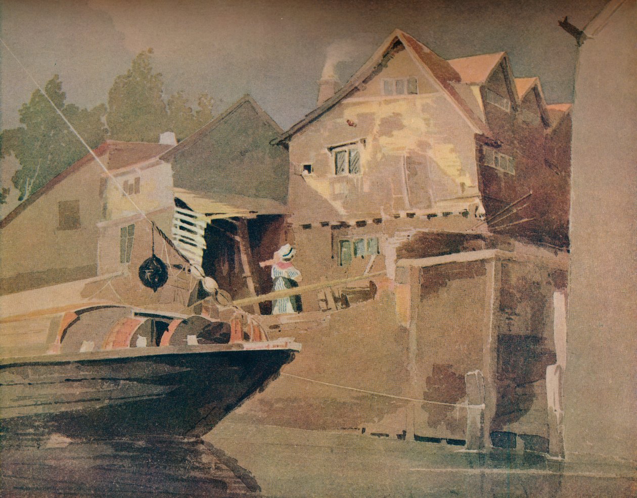 النهر ، شارع الملك ، نورويتش ، c1800 بواسطة جون ثيرتل