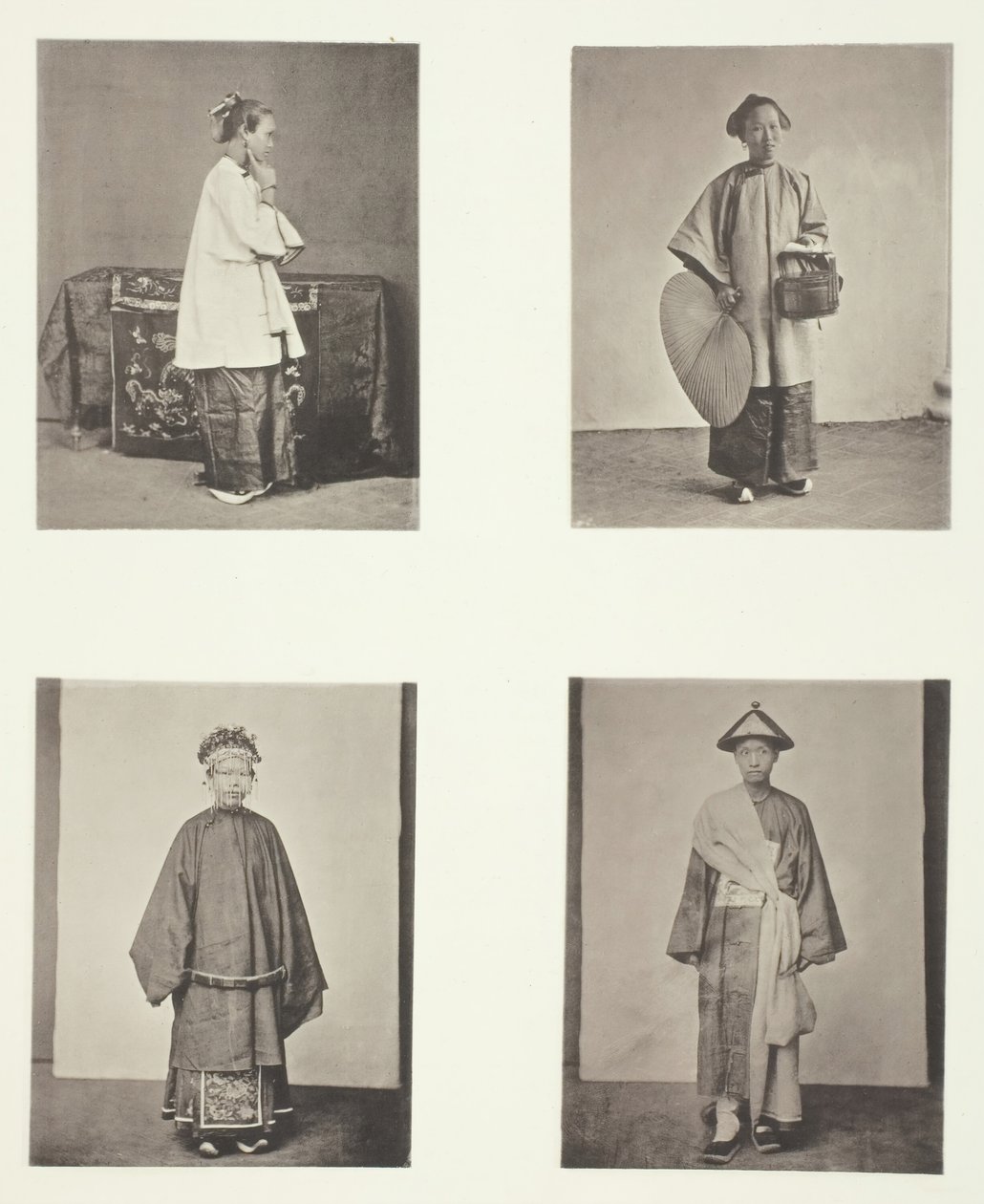 سيدة كانتون ، خادمة السيدة ، العروس والعريس ، ج. 1868. بواسطة جون طومسون