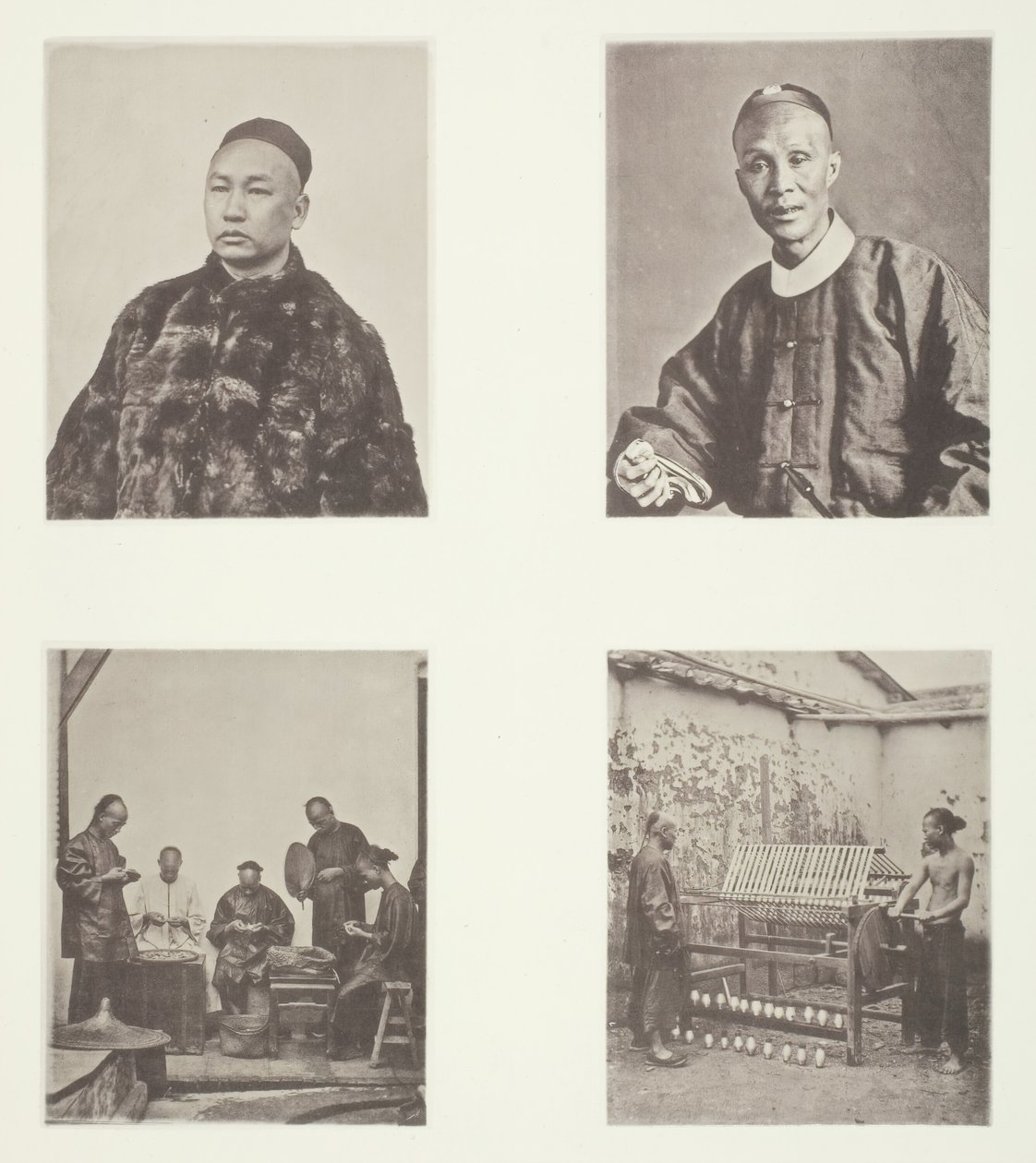 رجل كانتوني محترم ، رجل كانتوني نبيل ، شروفينج دولار ، ريلينج سيلك ، ج. 1868. بواسطة جون طومسون