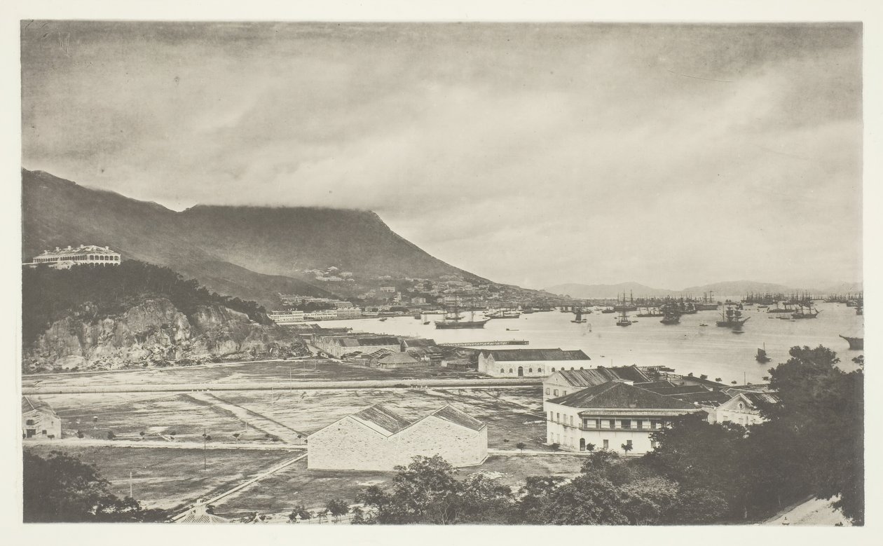 مدينة فيكتوريا ، هونج كونج ، ج. 1868. بواسطة جون طومسون