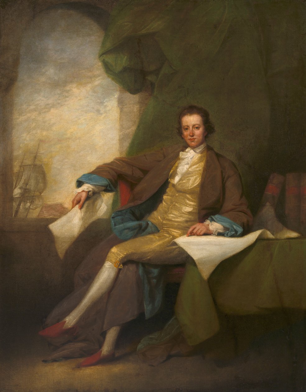 صموئيل بلودجيت ، ج. 1784. بواسطة جون ترمبل